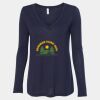 Women's Flowy Long Sleeve V-Neck Tee Thumbnail