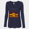 Women's Flowy Long Sleeve V-Neck Tee Thumbnail