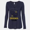 Women's Flowy Long Sleeve V-Neck Tee Thumbnail