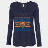 Women's Flowy Long Sleeve V-Neck Tee Thumbnail