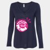 Women's Flowy Long Sleeve V-Neck Tee Thumbnail