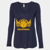 Women's Flowy Long Sleeve V-Neck Tee Thumbnail