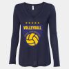 Women's Flowy Long Sleeve V-Neck Tee Thumbnail