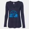 Women's Flowy Long Sleeve V-Neck Tee Thumbnail