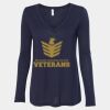Women's Flowy Long Sleeve V-Neck Tee Thumbnail