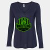 Women's Flowy Long Sleeve V-Neck Tee Thumbnail