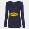 Women's Flowy Long Sleeve V-Neck Tee Thumbnail