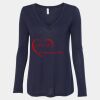 Women's Flowy Long Sleeve V-Neck Tee Thumbnail