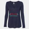 Women's Flowy Long Sleeve V-Neck Tee Thumbnail