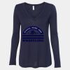 Women's Flowy Long Sleeve V-Neck Tee Thumbnail