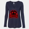 Women's Flowy Long Sleeve V-Neck Tee Thumbnail