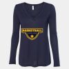 Women's Flowy Long Sleeve V-Neck Tee Thumbnail