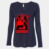 Women's Flowy Long Sleeve V-Neck Tee Thumbnail