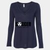 Women's Flowy Long Sleeve V-Neck Tee Thumbnail