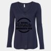 Women's Flowy Long Sleeve V-Neck Tee Thumbnail