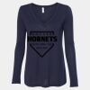 Women's Flowy Long Sleeve V-Neck Tee Thumbnail