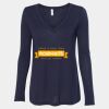 Women's Flowy Long Sleeve V-Neck Tee Thumbnail