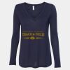 Women's Flowy Long Sleeve V-Neck Tee Thumbnail