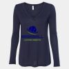 Women's Flowy Long Sleeve V-Neck Tee Thumbnail