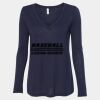 Women's Flowy Long Sleeve V-Neck Tee Thumbnail