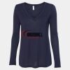 Women's Flowy Long Sleeve V-Neck Tee Thumbnail