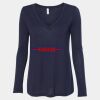 Women's Flowy Long Sleeve V-Neck Tee Thumbnail