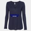 Women's Flowy Long Sleeve V-Neck Tee Thumbnail