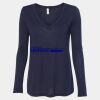 Women's Flowy Long Sleeve V-Neck Tee Thumbnail
