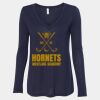 Women's Flowy Long Sleeve V-Neck Tee Thumbnail