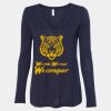 Women's Flowy Long Sleeve V-Neck Tee Thumbnail