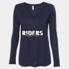 Women's Flowy Long Sleeve V-Neck Tee Thumbnail