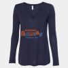 Women's Flowy Long Sleeve V-Neck Tee Thumbnail
