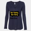 Women's Flowy Long Sleeve V-Neck Tee Thumbnail