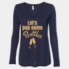 Women's Flowy Long Sleeve V-Neck Tee Thumbnail