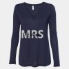 Women's Flowy Long Sleeve V-Neck Tee Thumbnail