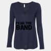 Women's Flowy Long Sleeve V-Neck Tee Thumbnail