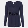Women's Flowy Long Sleeve V-Neck Tee Thumbnail