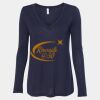 Women's Flowy Long Sleeve V-Neck Tee Thumbnail
