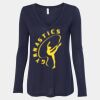 Women's Flowy Long Sleeve V-Neck Tee Thumbnail