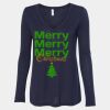 Women's Flowy Long Sleeve V-Neck Tee Thumbnail