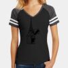 Women's Game V Neck Tee Thumbnail